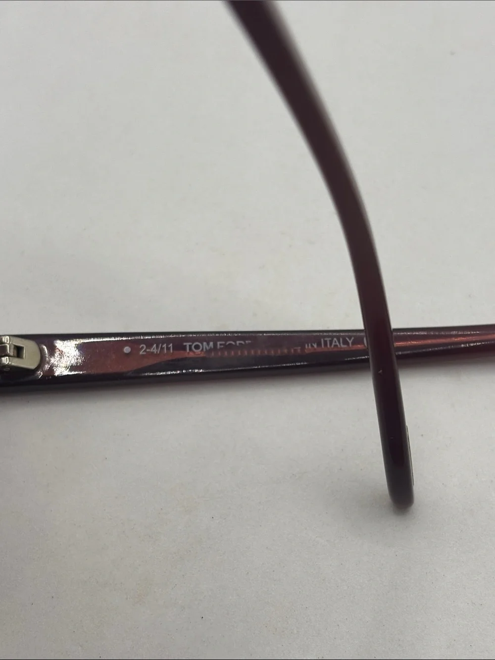 Tom Ford Lydia Sunglasses w/case Purple Frame Gradient Lens oversized retro styl - Picture 5 of 13